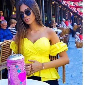 Brand new yellow blouse